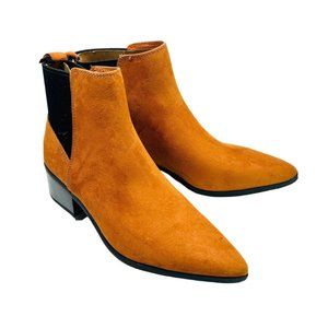 A New Day- Women’s Memory Foam Ankle Boots ( Size 9 1/2 ) Cognac / Gwen